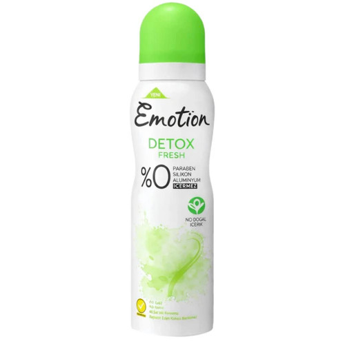 اسپری خوشبو کننده بدن زنانه ایموشن مدل DETOX FRESH حجم 150 میلیلیتر - نازی بیوتی