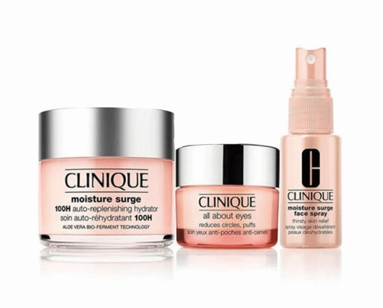 ست آبرسان دوی گلو – کلینیک (Deep Hydration Endlessly Dewy Glow – Clinique) - نازی بیوتی