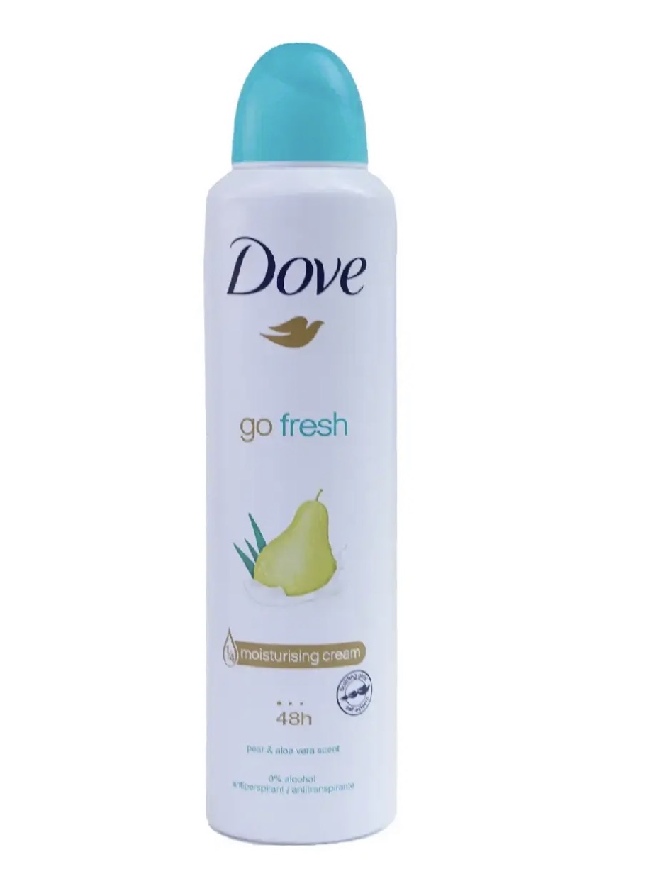 اسپری ضد تعریق زنانه گلابی داو مدل Go Fresh حجم 250