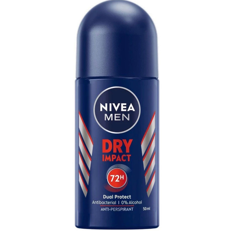 رول ضد تعریق مردانه نیوآ Dry Impact 72H 50ml - نازی بیوتی